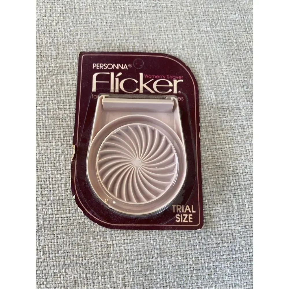 Vintage Flicker Womens Safety Shaver Trial Size NEW 1990s